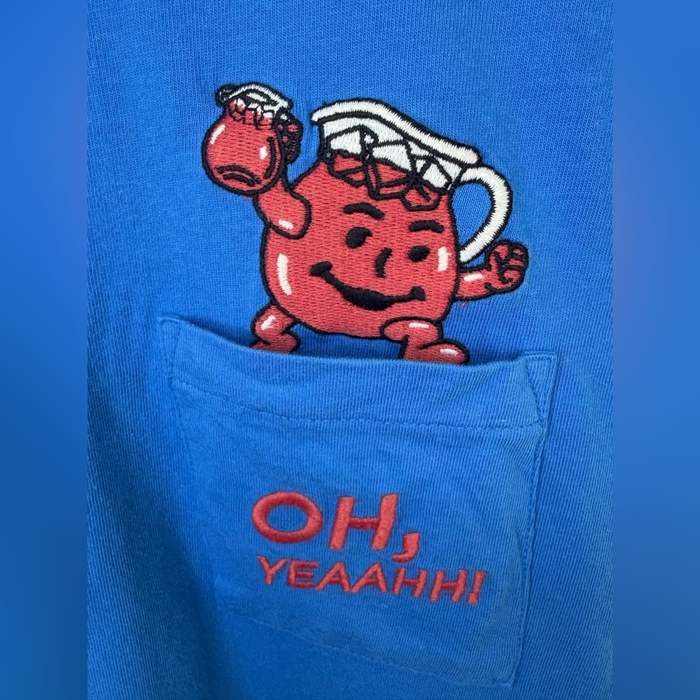 Tailgate Blue Kool-Aid Embroidered T-Shirt